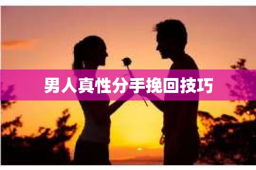 男人真性分手挽回技巧
