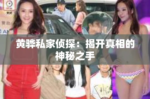 黄骅私家侦探：揭开真相的神秘之手