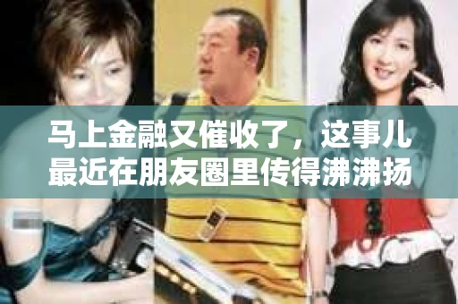 马上金融又催收了，这事儿最近在朋友圈里传得沸沸扬扬。说实话，我也有点好奇，这马上金融到底是怎么回事？催收又是怎么一回事？今天，我就来跟大家聊聊这个话题。