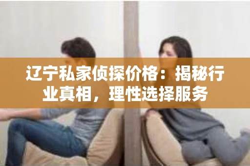 辽宁私家侦探价格：揭秘行业真相，理性选择服务