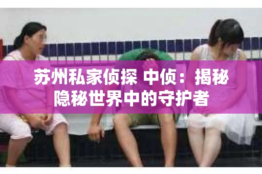 苏州私家侦探 中侦：揭秘隐秘世界中的守护者