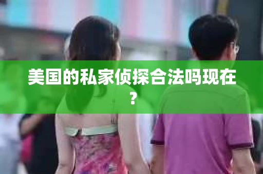 美国的私家侦探合法吗现在？