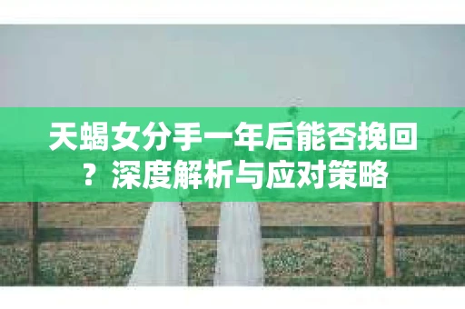 天蝎女分手一年后能否挽回？深度解析与应对策略