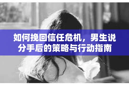 如何挽回信任危机，男生说分手后的策略与行动指南