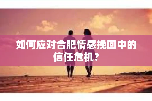 如何应对合肥情感挽回中的信任危机？