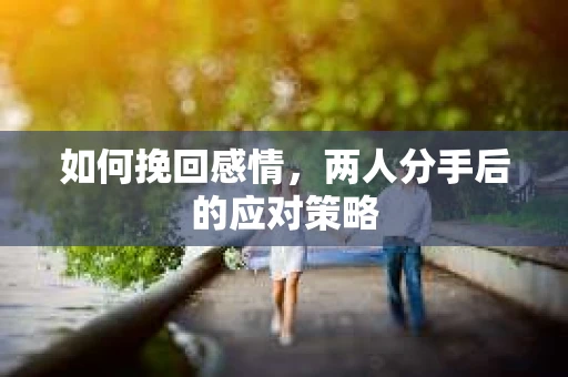 如何挽回感情，两人分手后的应对策略