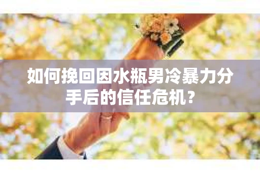 如何挽回因水瓶男冷暴力分手后的信任危机？